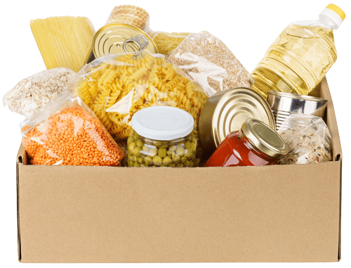 boxed food goods