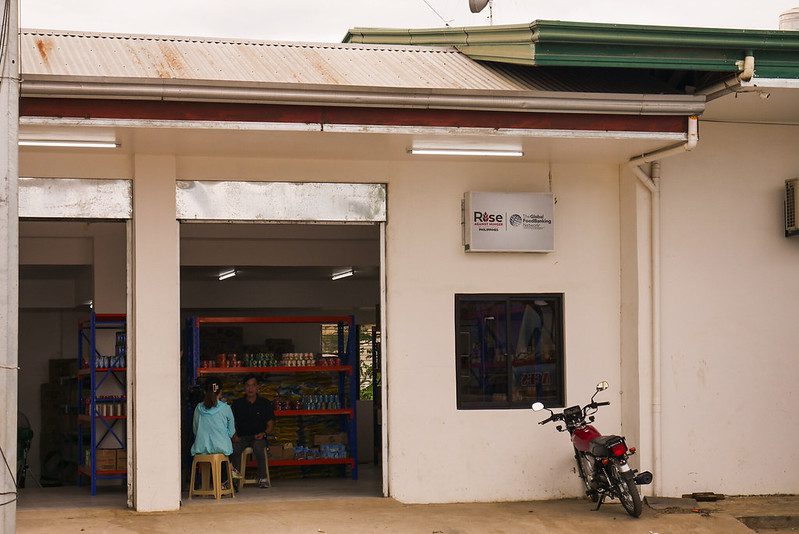 The Nueva Vizcaya Agricultural Terminal, one of the Philippines' largest trading posts for produce. Here, Rise Against Hunger Philippines has set up a small food bank where farmers can barter and trade their surplus vegetables, which might have otherwise gone to waste, for staples like rice, oil, tinned fish, personal hygiene products, and more. (Photo: Rise Against Hunger Philippines/Von Calma)